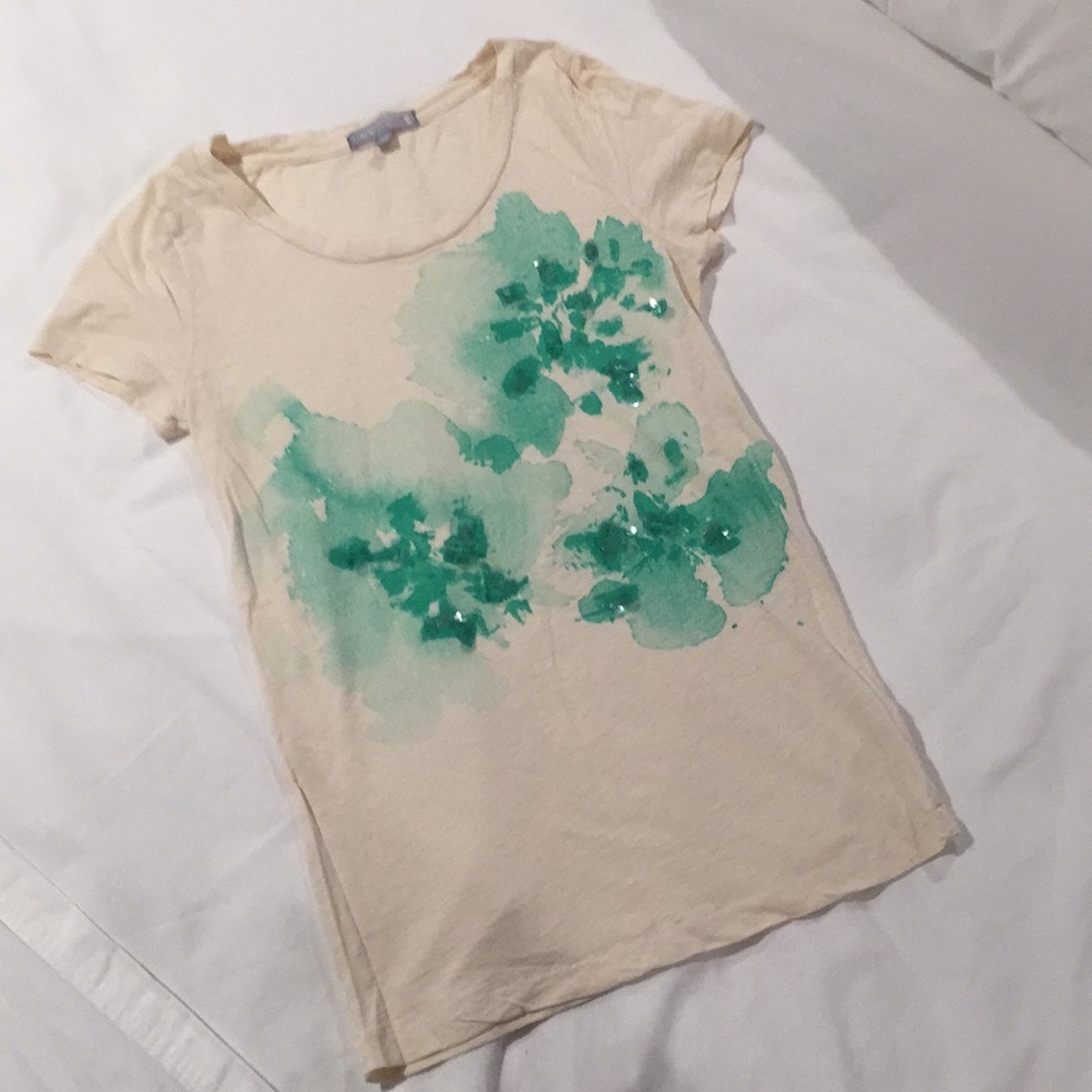 J Crew Embellished T-shirt